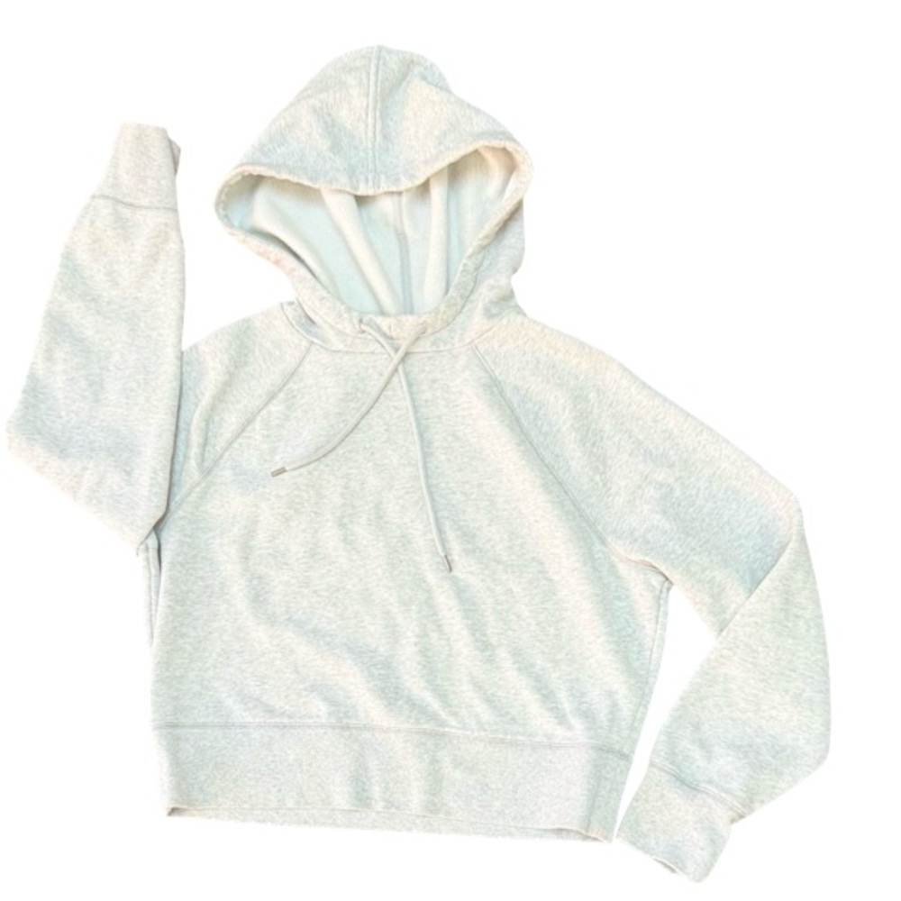 Universal Thread Gray Cropped Pullover Hoodie, Si… - image 1